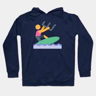 Kite Surfing Tribute Design Hoodie